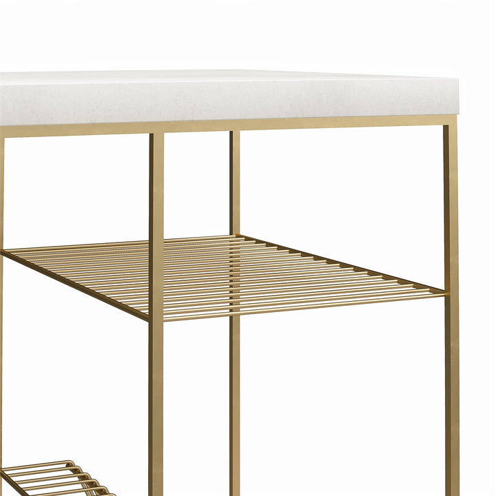 Durable and Easy to Assemble Neely Desk -  Plaster