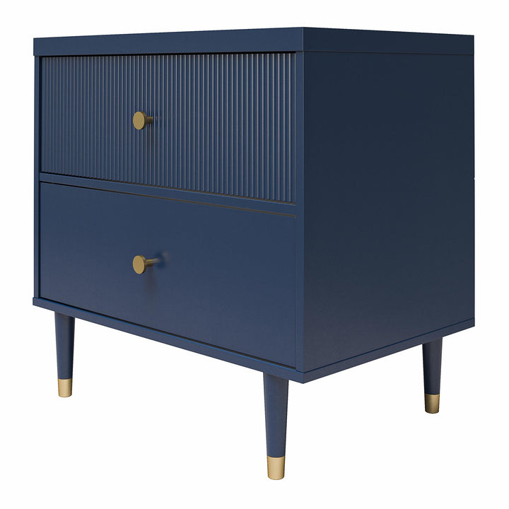 Elizabeth Contemporary Design Nightstand -  Navy