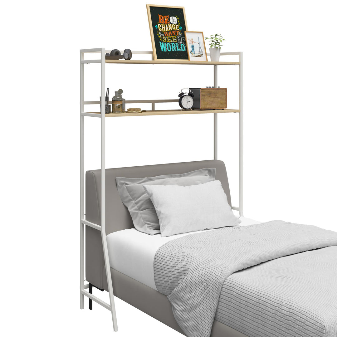 Over bed space storage Baylor -  Blonde Oak