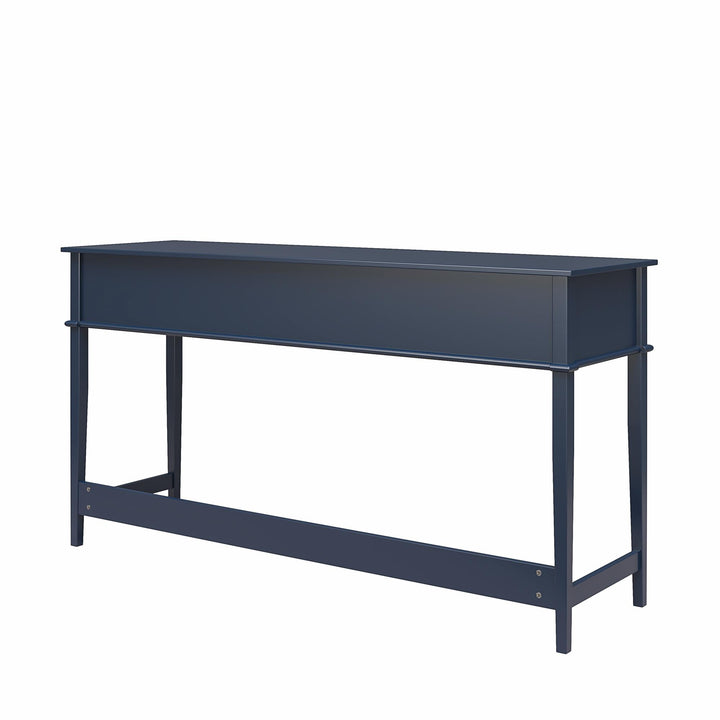Durable and Spacious Franklin Painted Table -  Navy