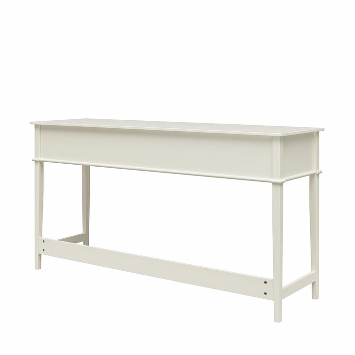 Easy to Assemble Franklin Painted Sofa Table -  White