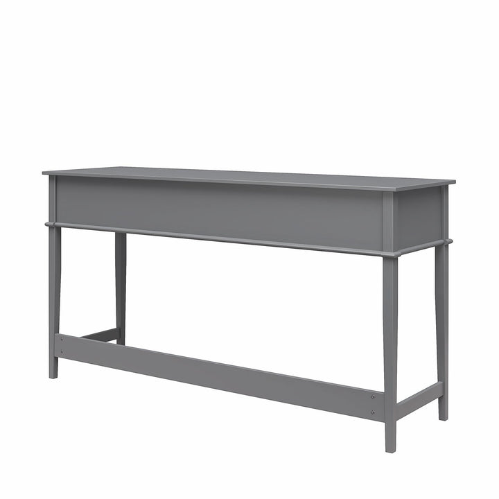 Durable and Spacious Franklin Painted Table -  Gray
