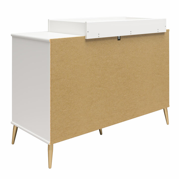 Valentina 4 Drawer/ 1 Door Convertible Dresser & Changing Table - White