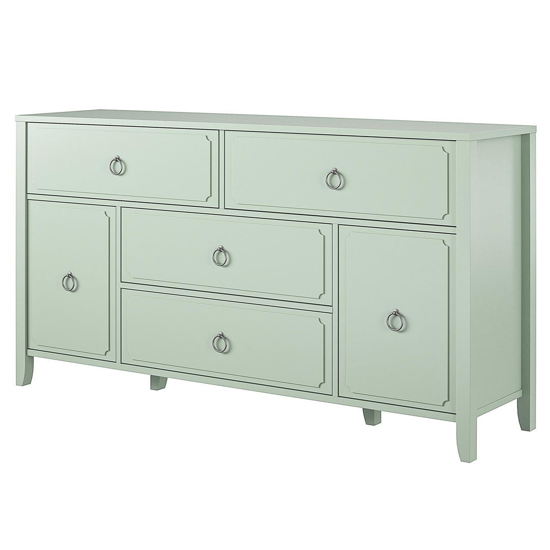 Elegant Design Wide Dresser -  Pale Green