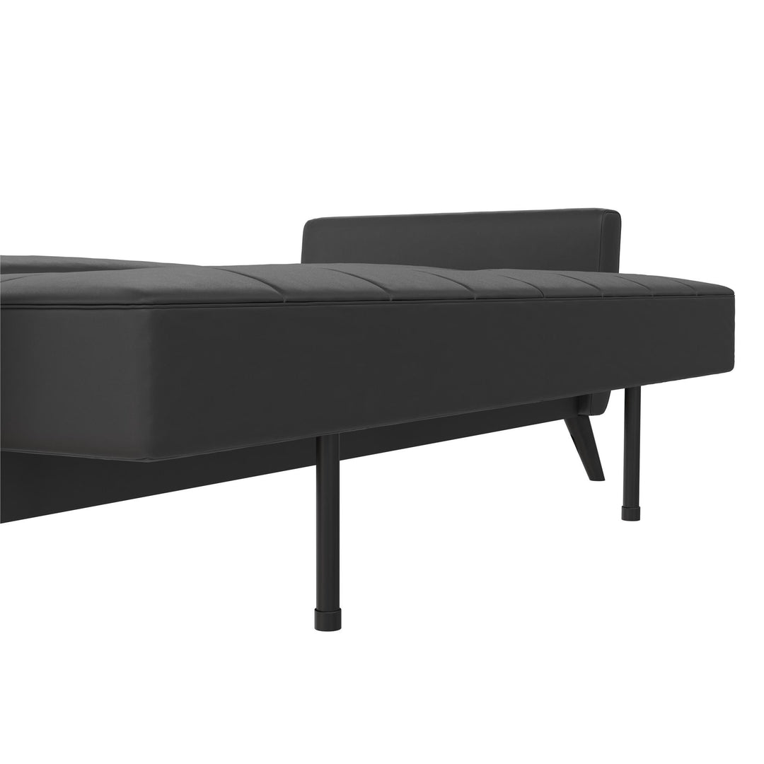 Parker Futon with Storage - Black