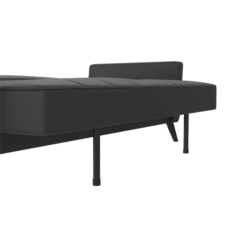 Parker Futon with Storage - Black
