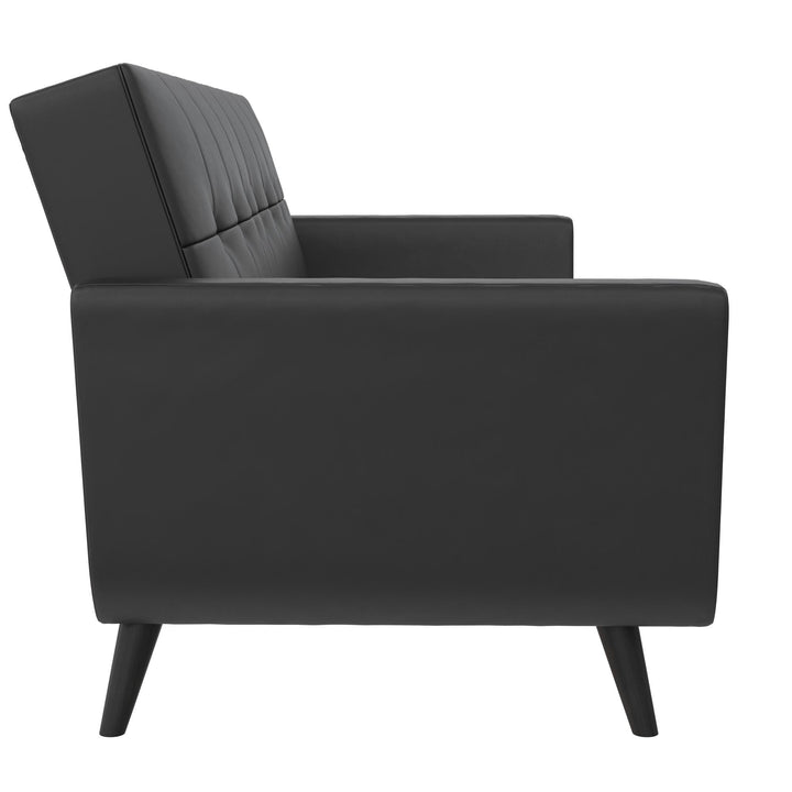 Parker Futon with Storage - Black