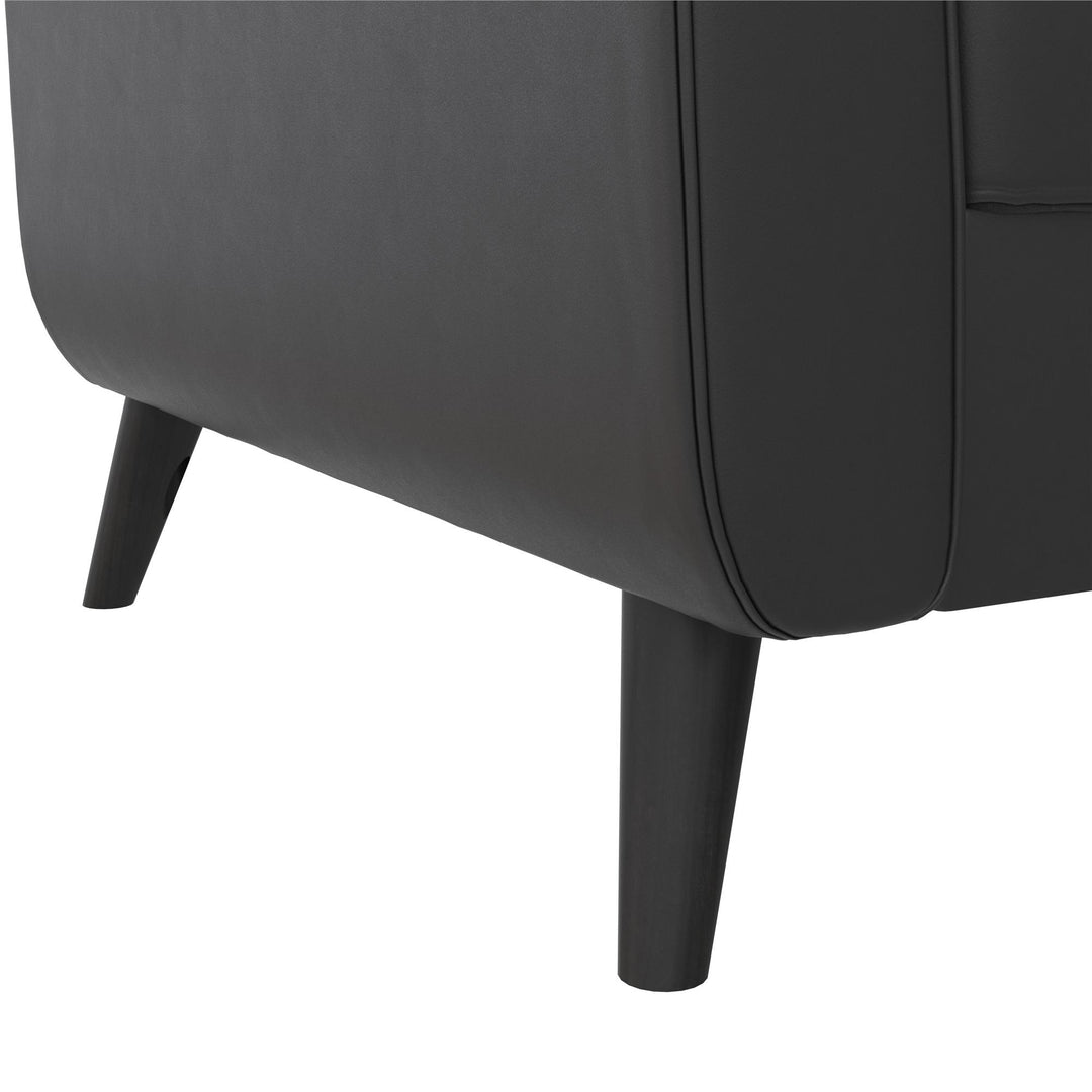 Parker Futon with Storage - Black