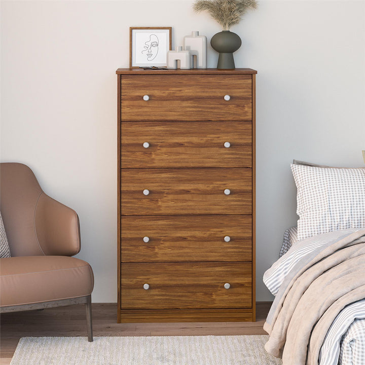 Space-saving Tall Dresser Design - Bank Alder