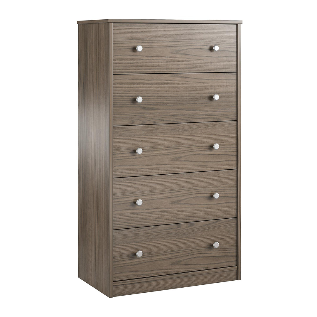 Stylish Bedroom Upgrade 5-Drawer Dresser - Brown Stanton Ash