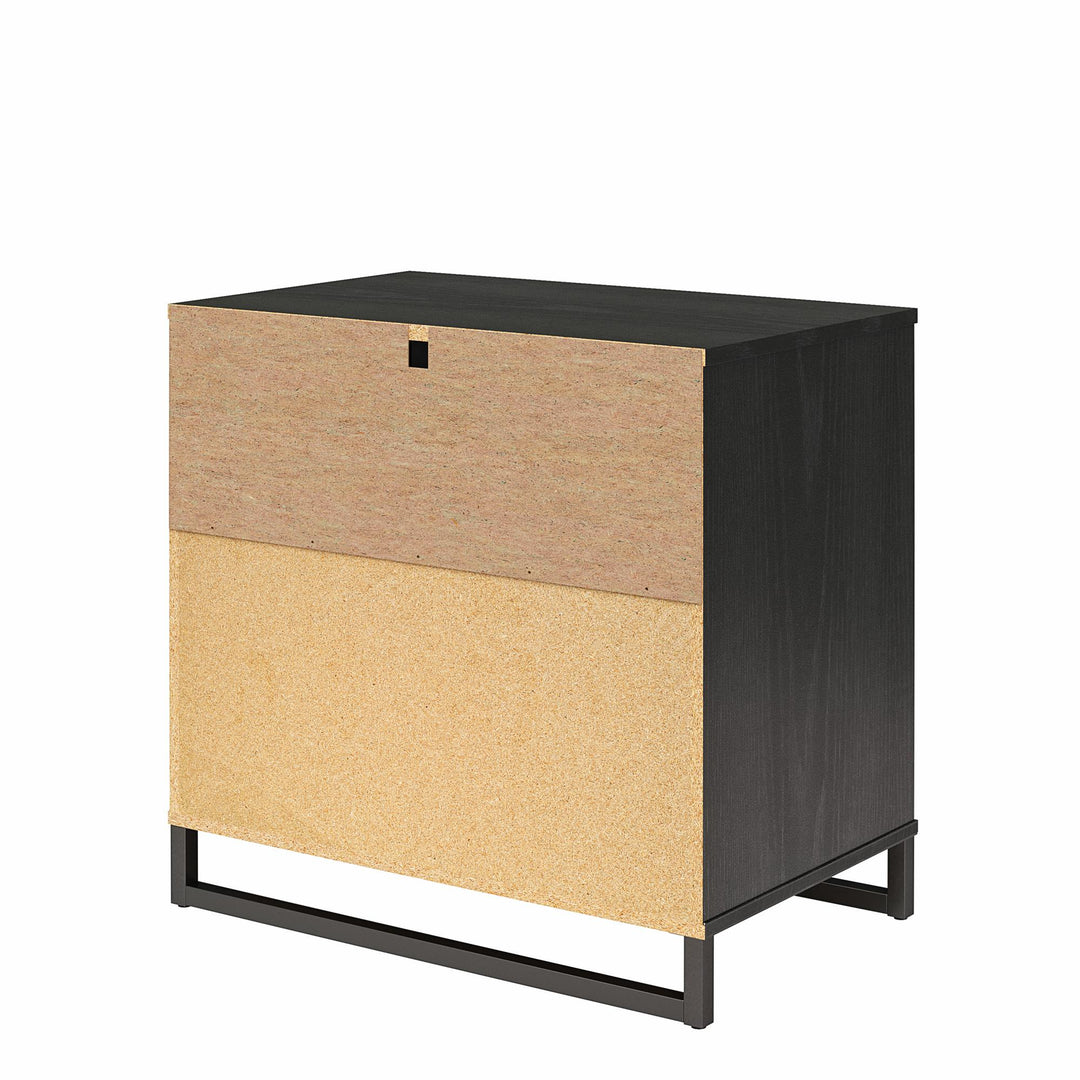32 inch wide 3 drawer dresser - Black Oak