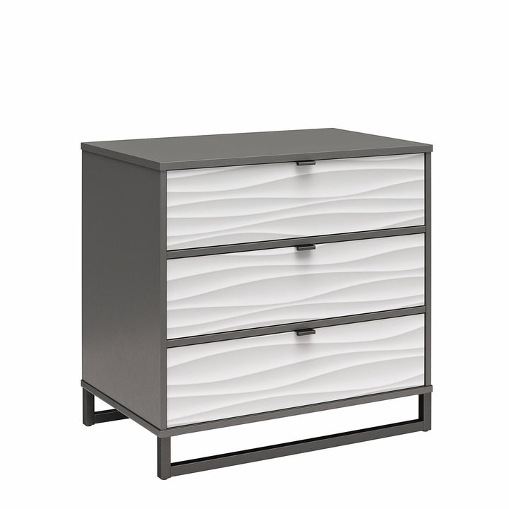 3 drawer dresser for extra storage - Graphite