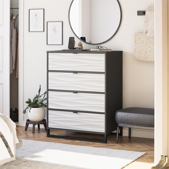 small 4 drawer dresser - Graphite