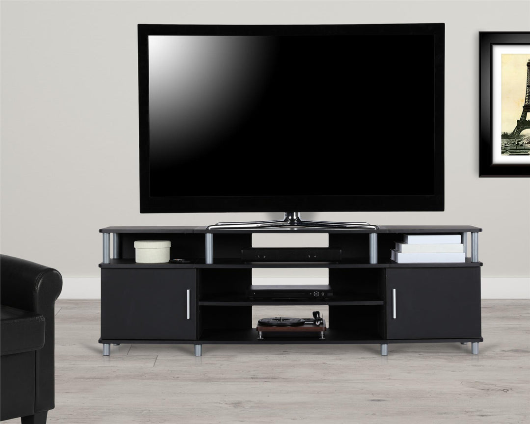 Carson Contemporary TV Stand for TVs up to 70 Inch   -  Black
