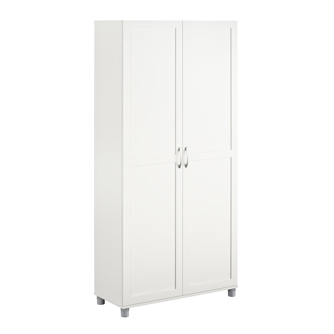36-in closed cabinet - White
