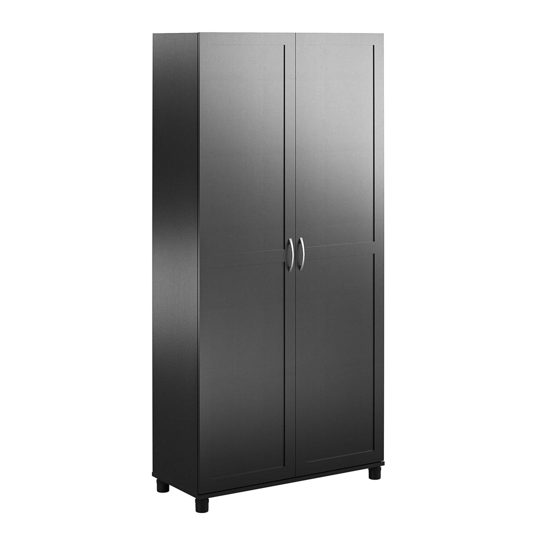 2 closed door utility cabinet - Black
