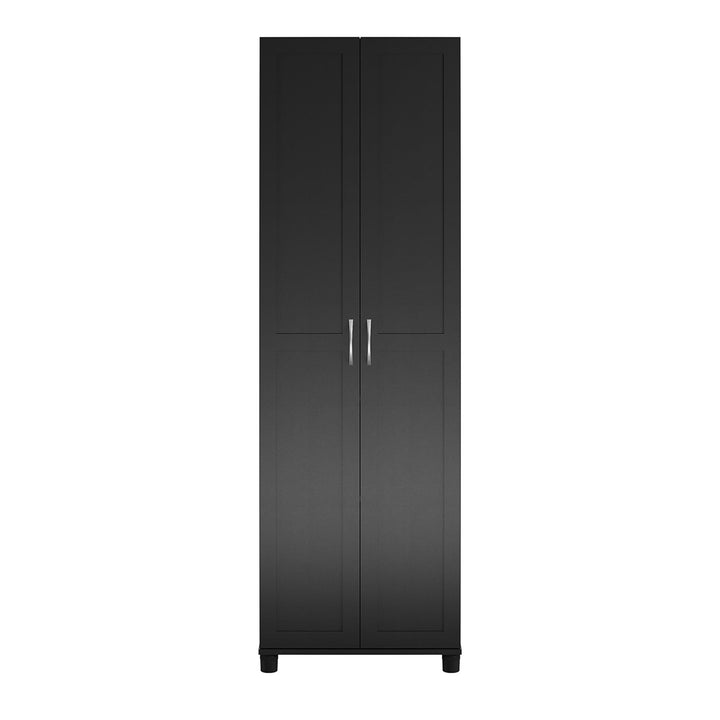 Basin Framed 24 Inch Utility Cabinet - Black