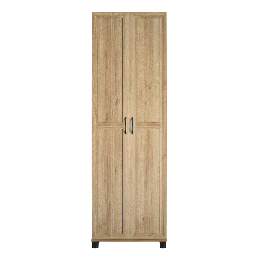 Basin Framed 24 Inch Utility Cabinet - Natural