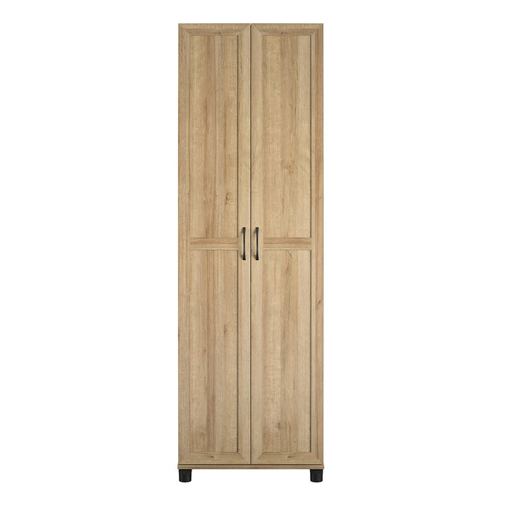 Basin Framed 24 Inch Utility Cabinet - Natural