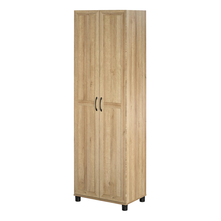 Basin Framed 24 Inch Utility Cabinet - Natural