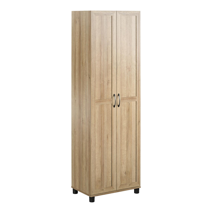 Basin Framed 24 Inch Utility Cabinet - Natural