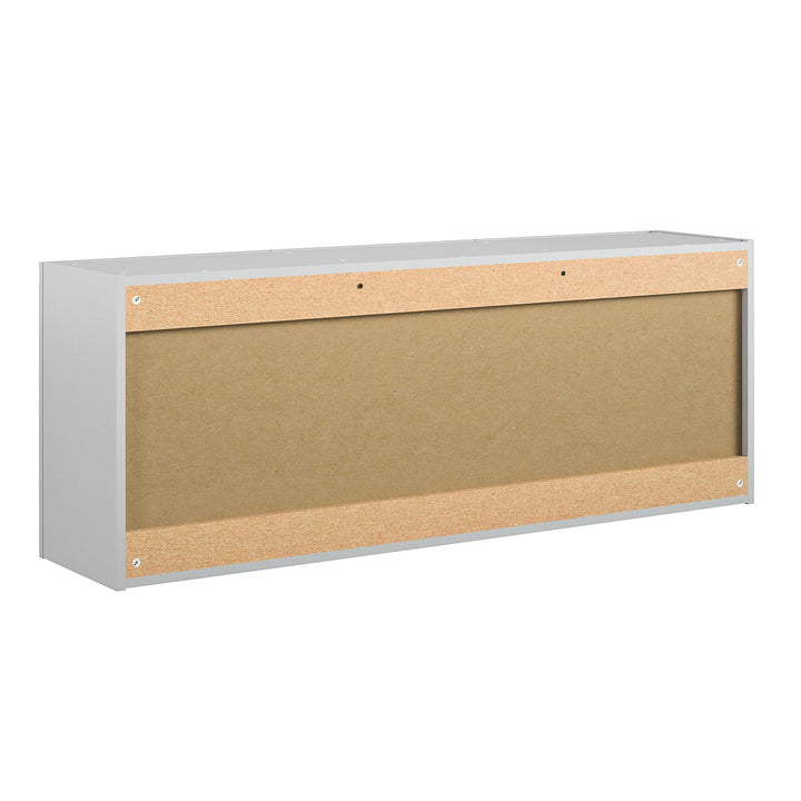Basin Framed 54 Inch Wall Cabinet with 6 Shelves - Dove Gray