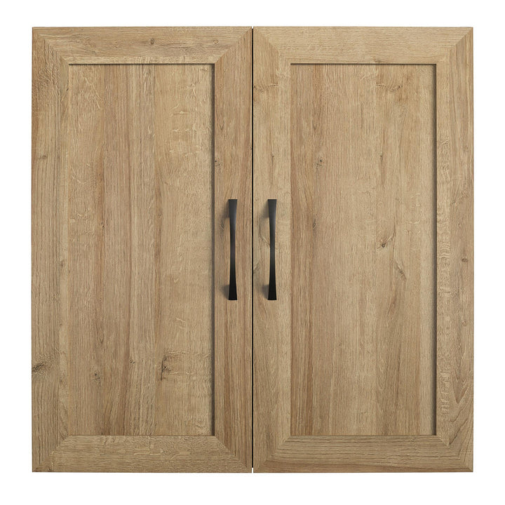 Basin Framed 24 Inch Wall Cabinet with 2 Shelves - Dove Gray