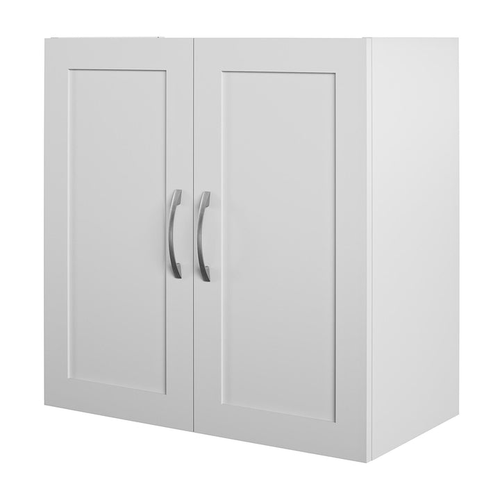 Basin Framed 24 Inch Wall Cabinet with 2 Shelves - Dove Gray