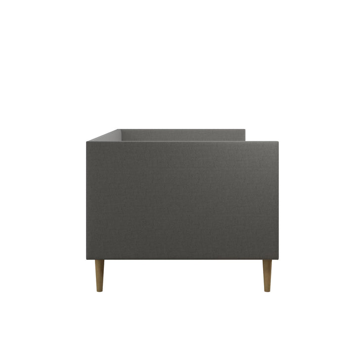 Franklin Mid Century Upholstered Daybed Contemporary Design - Grey Linen - Twin