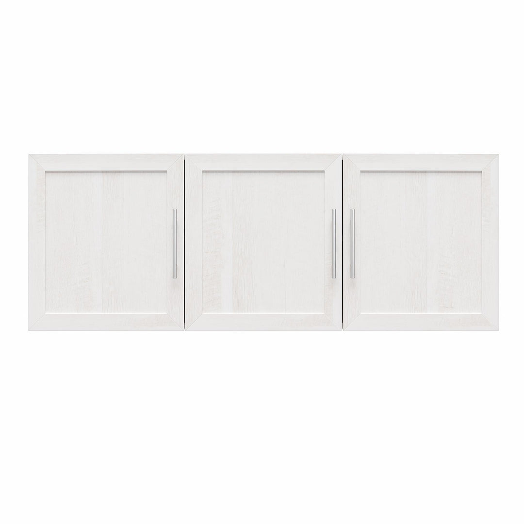 Modern Design 54 Inch Wall Cabinet -  Ivory Oak