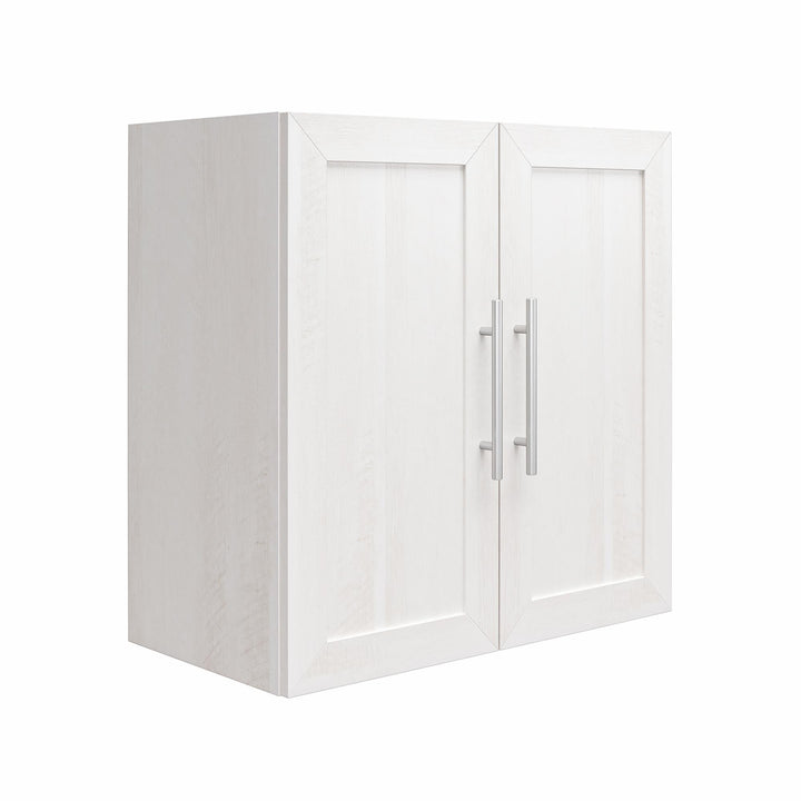 Camberly Framed 24 Inch Wall Cabinet -  Ivory Oak