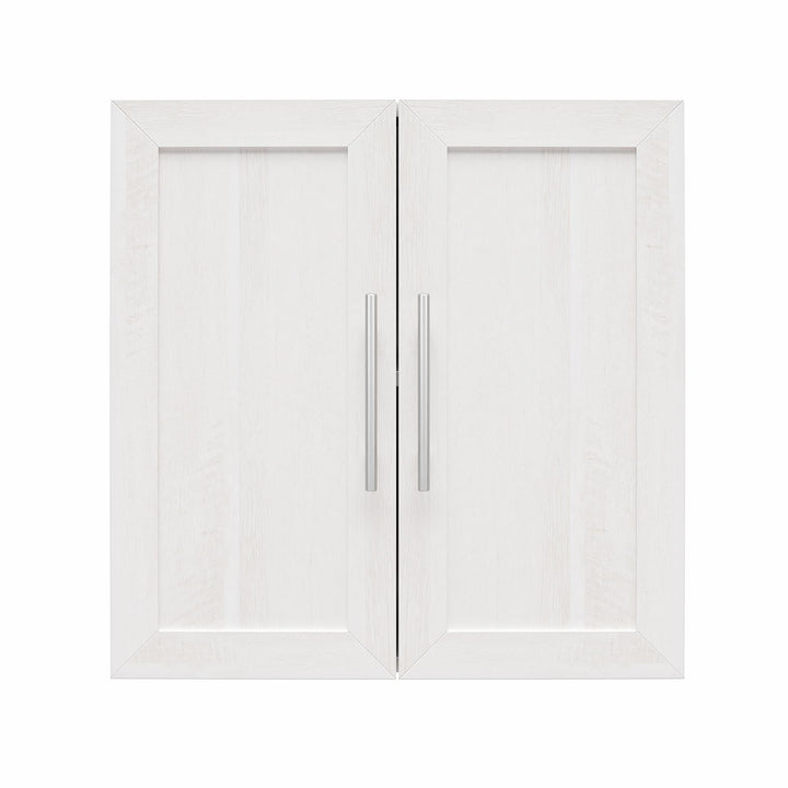 Camberly Framed 24 Inch Wall Cabinet - Ivory Oak