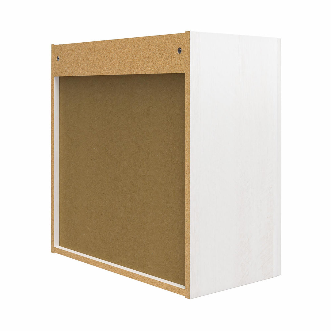 Modern 24 Inch Wall Cabinet -  Ivory Oak