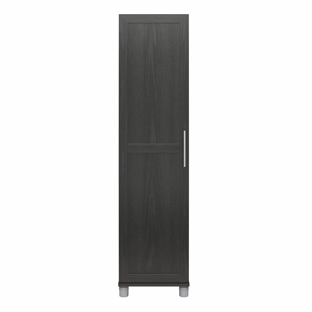Camberly Framed 60 Inch Tall Cabinet - Black Oak