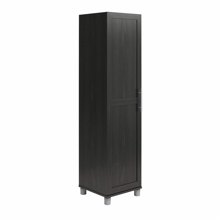 Camberly Framed 60 Inch Tall Cabinet - Black Oak