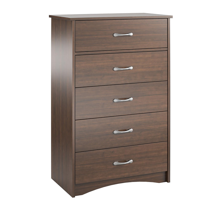 5 drawer dresser tall  - Cherry Oak