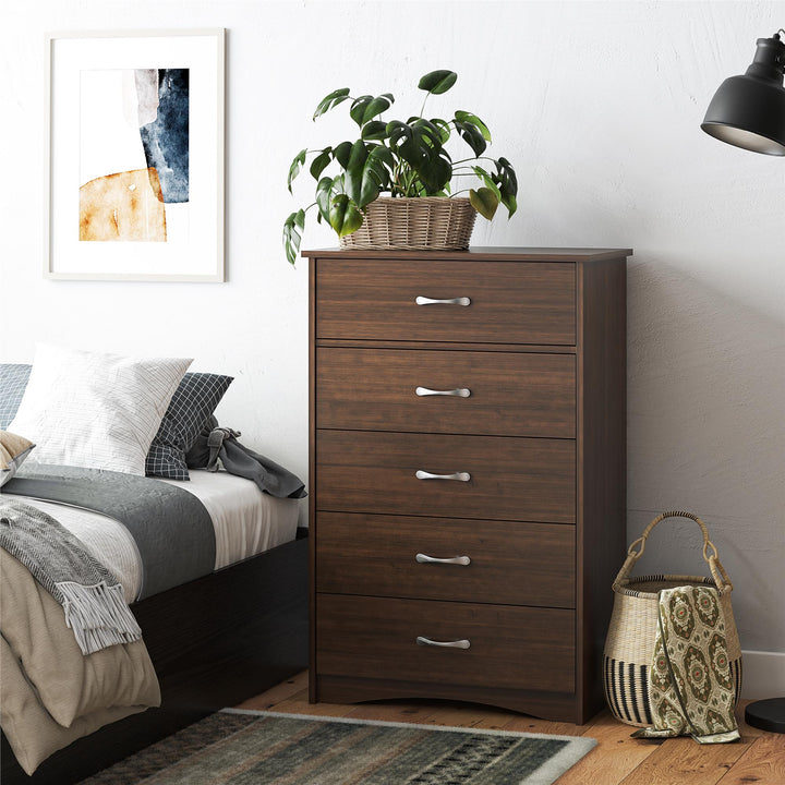 5 drawer dresser  - Cherry Oak