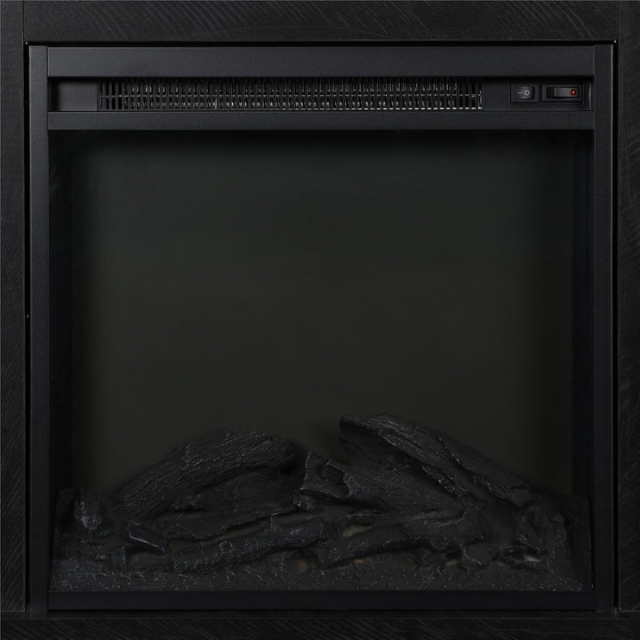 Chicago Electric Fireplace Console for 50 Inch TV -  Black Oak