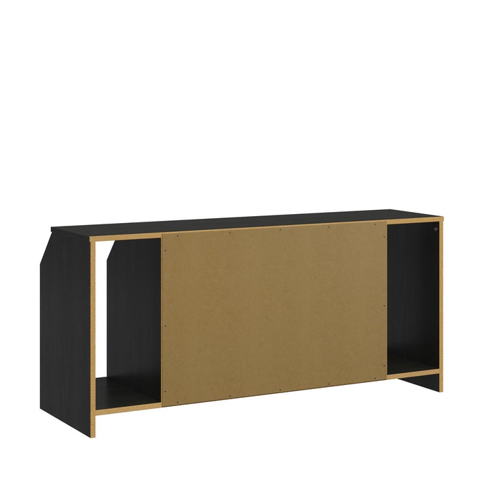 The Loft TV Stand for TVs up to 59 Inches - Black Oak