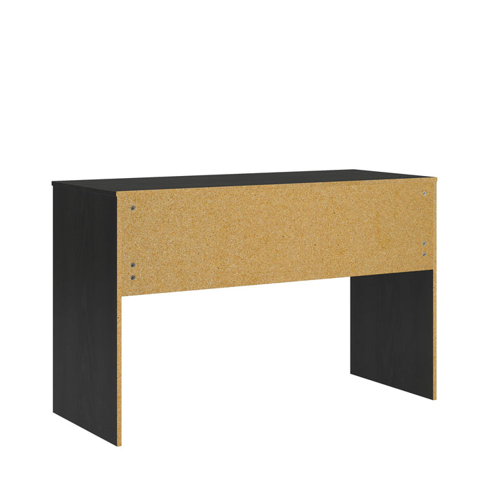 The Loft Simple Desk with 2 Storage Drawers - Black Oak