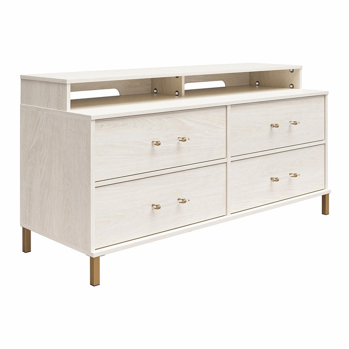 Kalissa Media Dresser for TVs up to 50" - White Oak