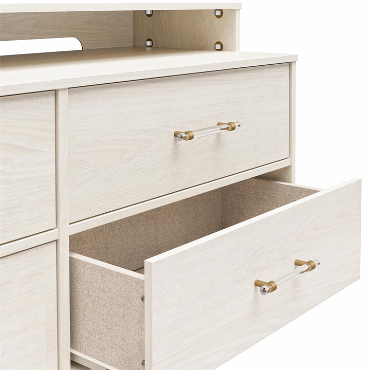 Kalissa Media Dresser for TVs up to 50" - White Oak
