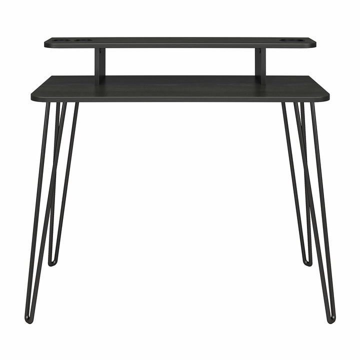 Vanity with Modern Design -  Black Oak