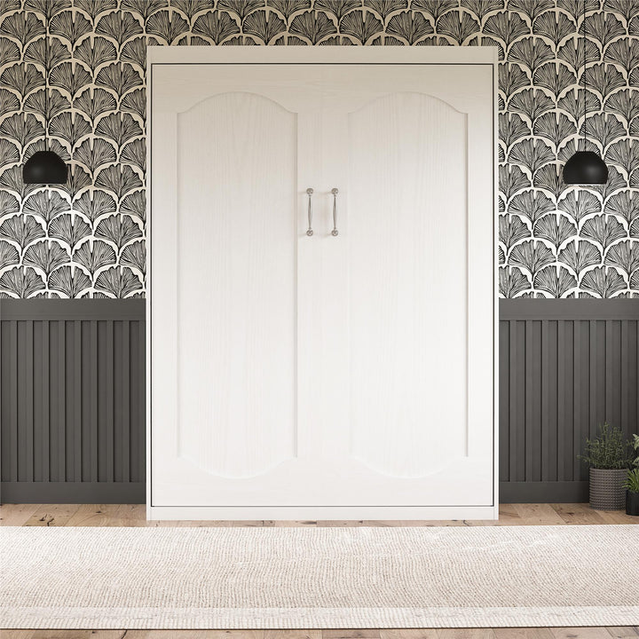 Her Majesty Full Size Murphy Bed - White - Full