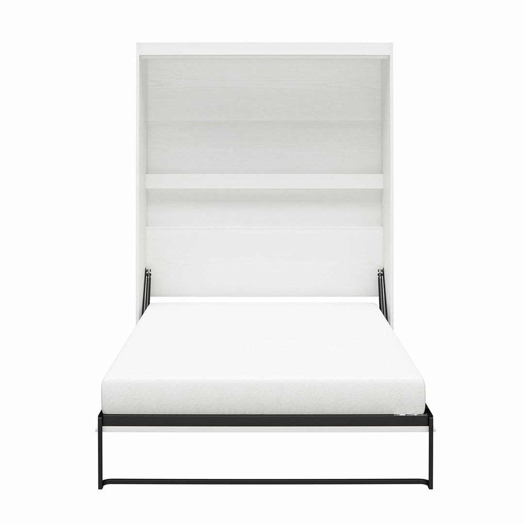Her Majesty Full Size Wall Bed - White