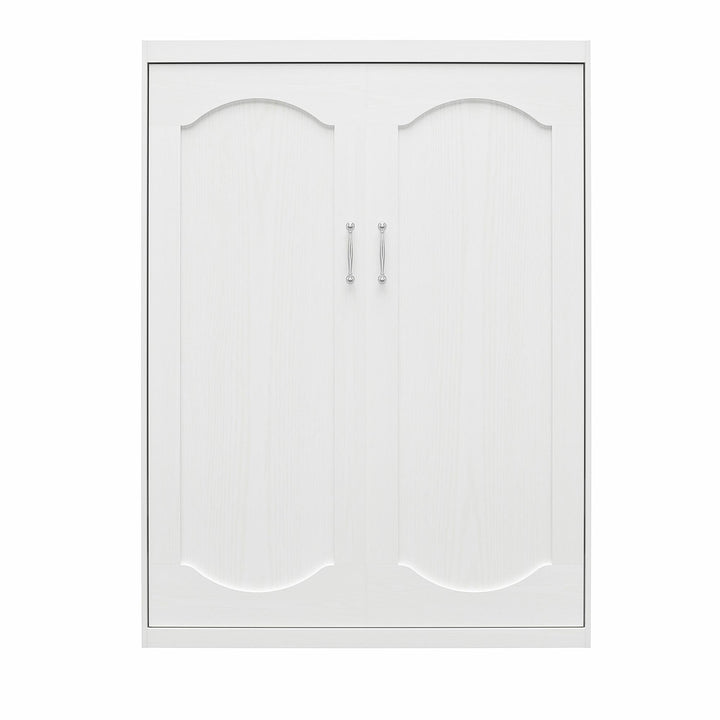 Her Majesty Queen Murphy Bed - White - Queen