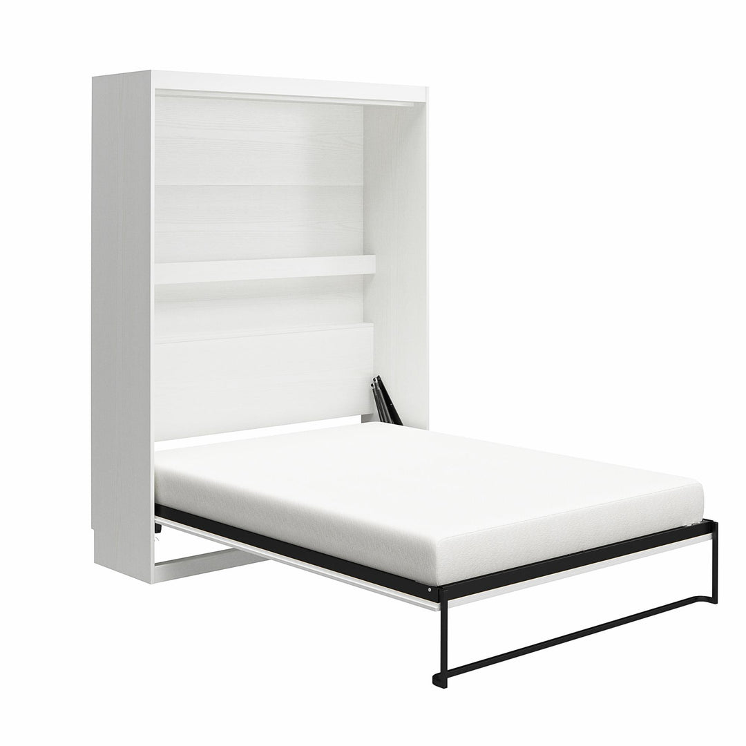 Her Majesty Queen Size Wall Bed - White