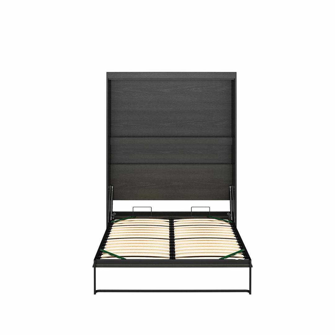 Her Majesty Murphy Bed - Black Oak - Queen