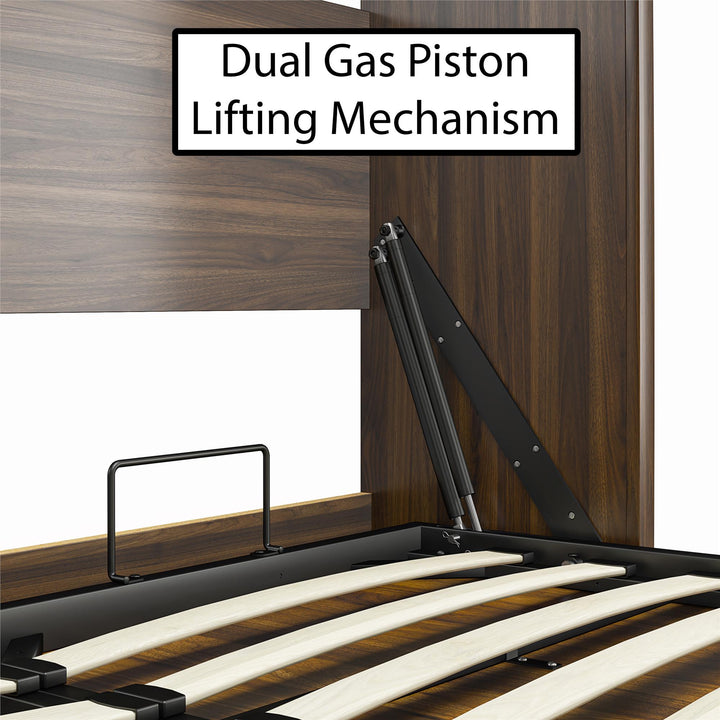 Her Majesty Full Size Murphy Bed - White - Full