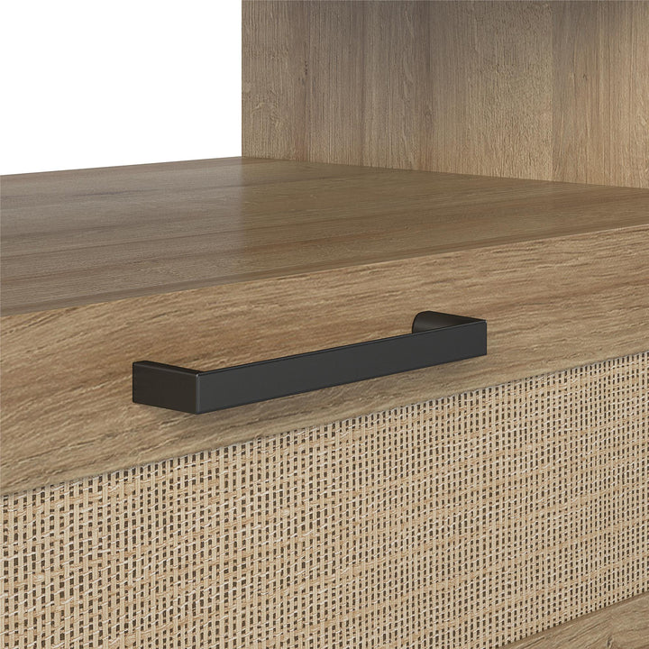 Amberly Rattan TV Stand for TVs up to 65" - Natural